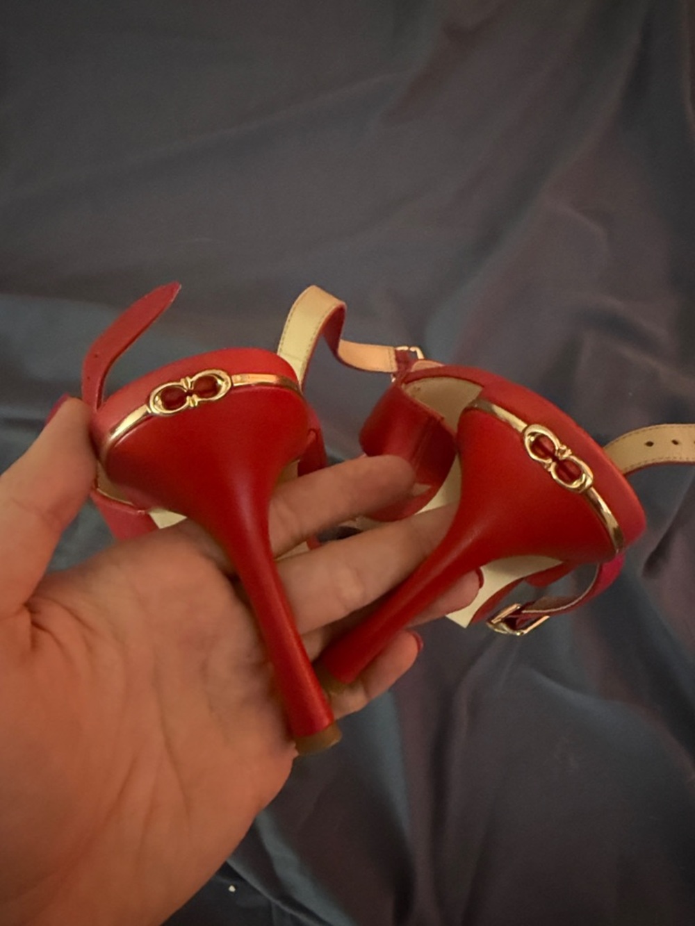Adorable Coach 70mm heels